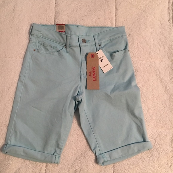 levi bermuda shorts womens